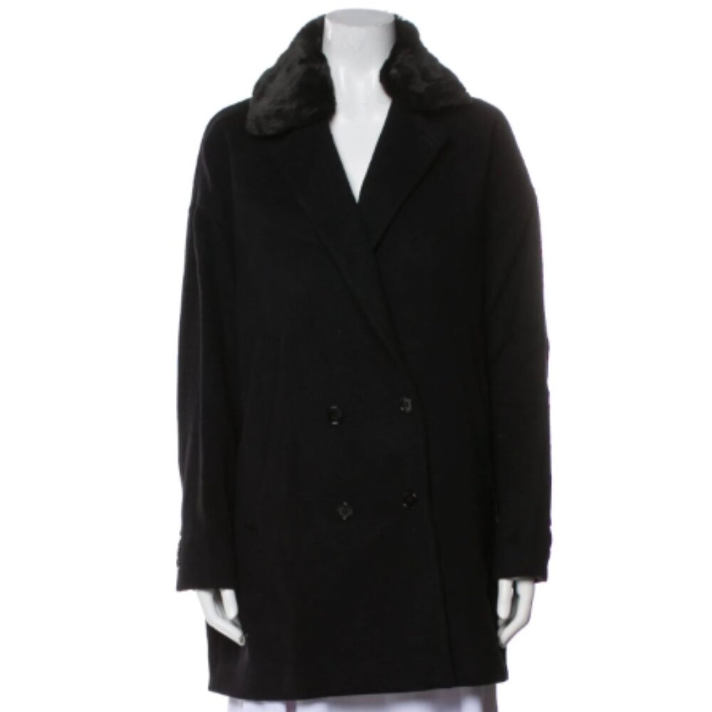 The Kooples Wool Cashmere Blend Coat